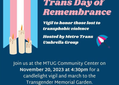 Trans Day of Remembrance 2023